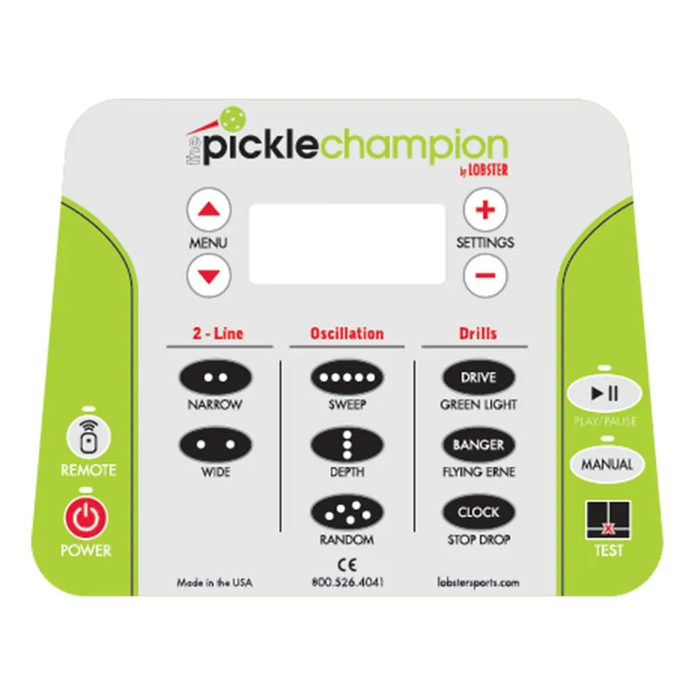 Pickle Champion with 20-Function Remote Control