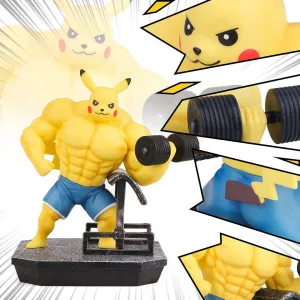 Pokemon: Pikachu, Charmander, Squirtle, Bulbasau Gym Figures