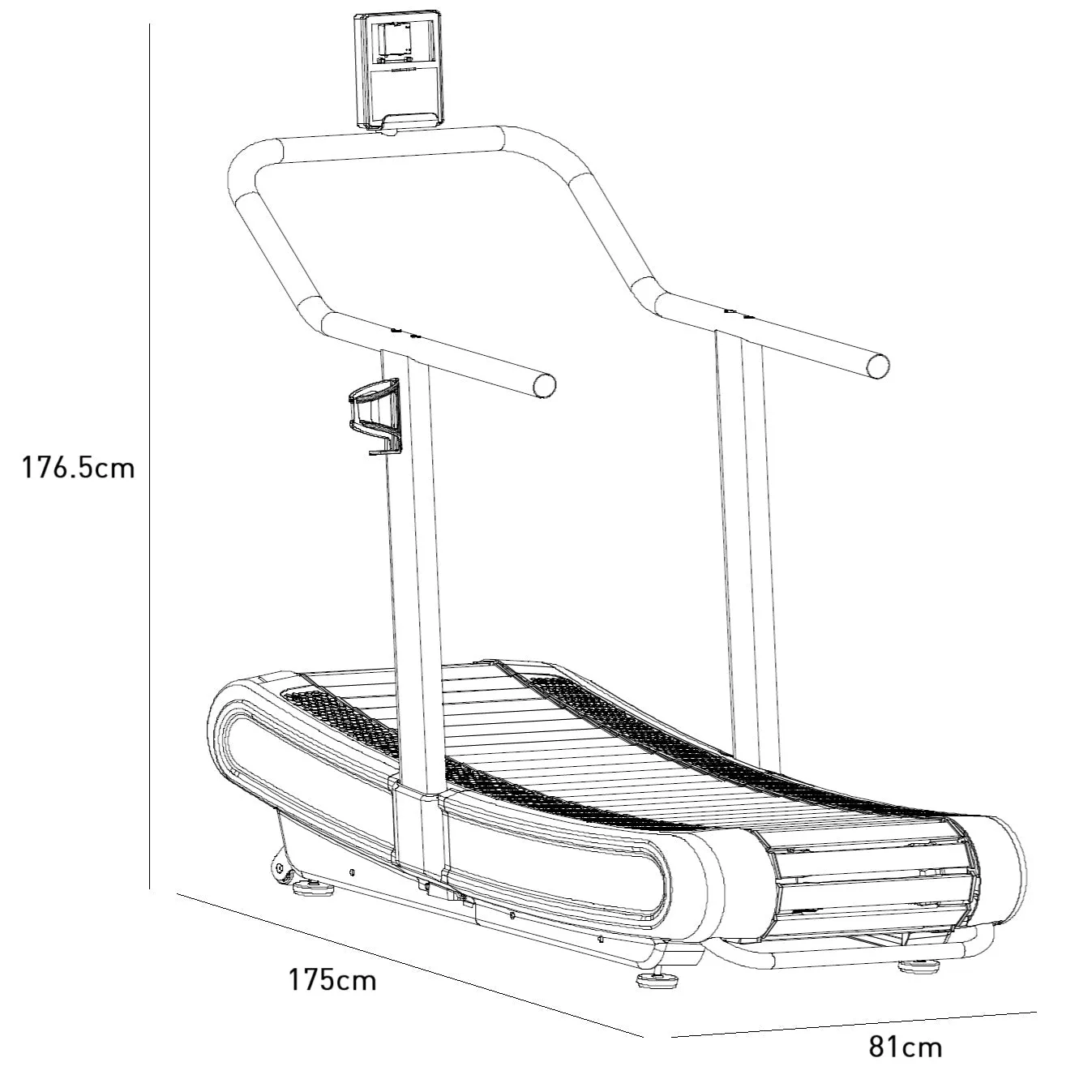 Primal Personal Series Curved Treadmill