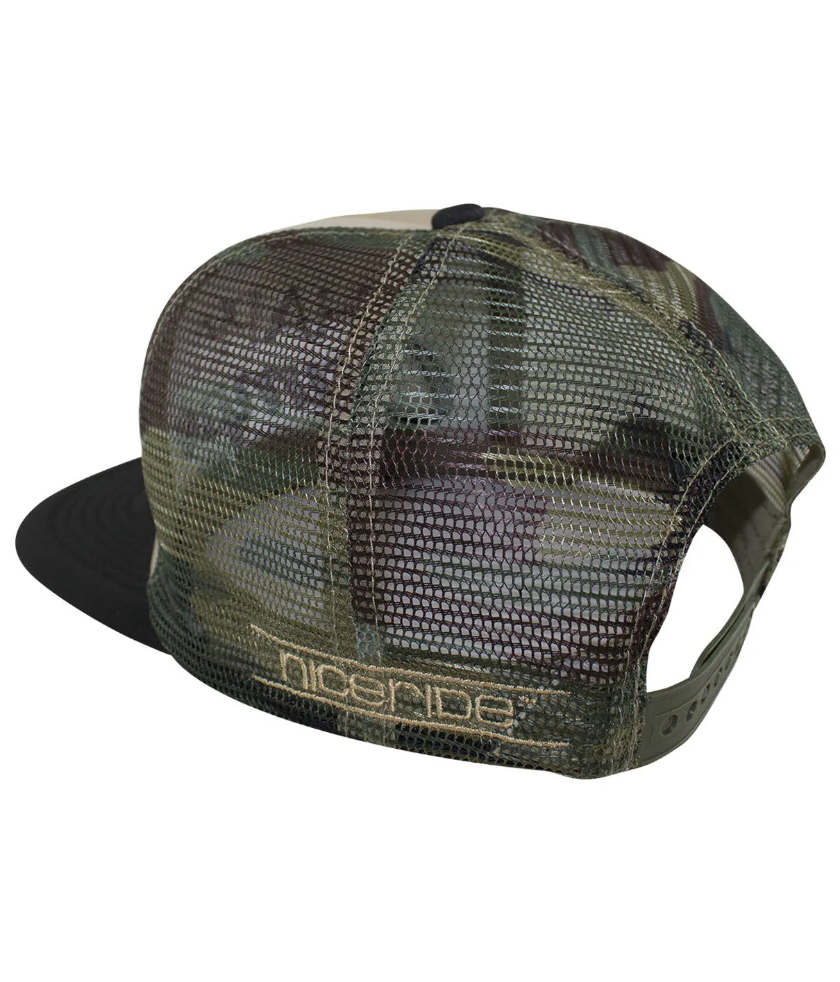 "Happy Camper" Camo Foam Trucker Hat