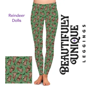 Reindeer Dolls (Semi-Exclusive) - High-quality Handcrafted Vibrant Leggings