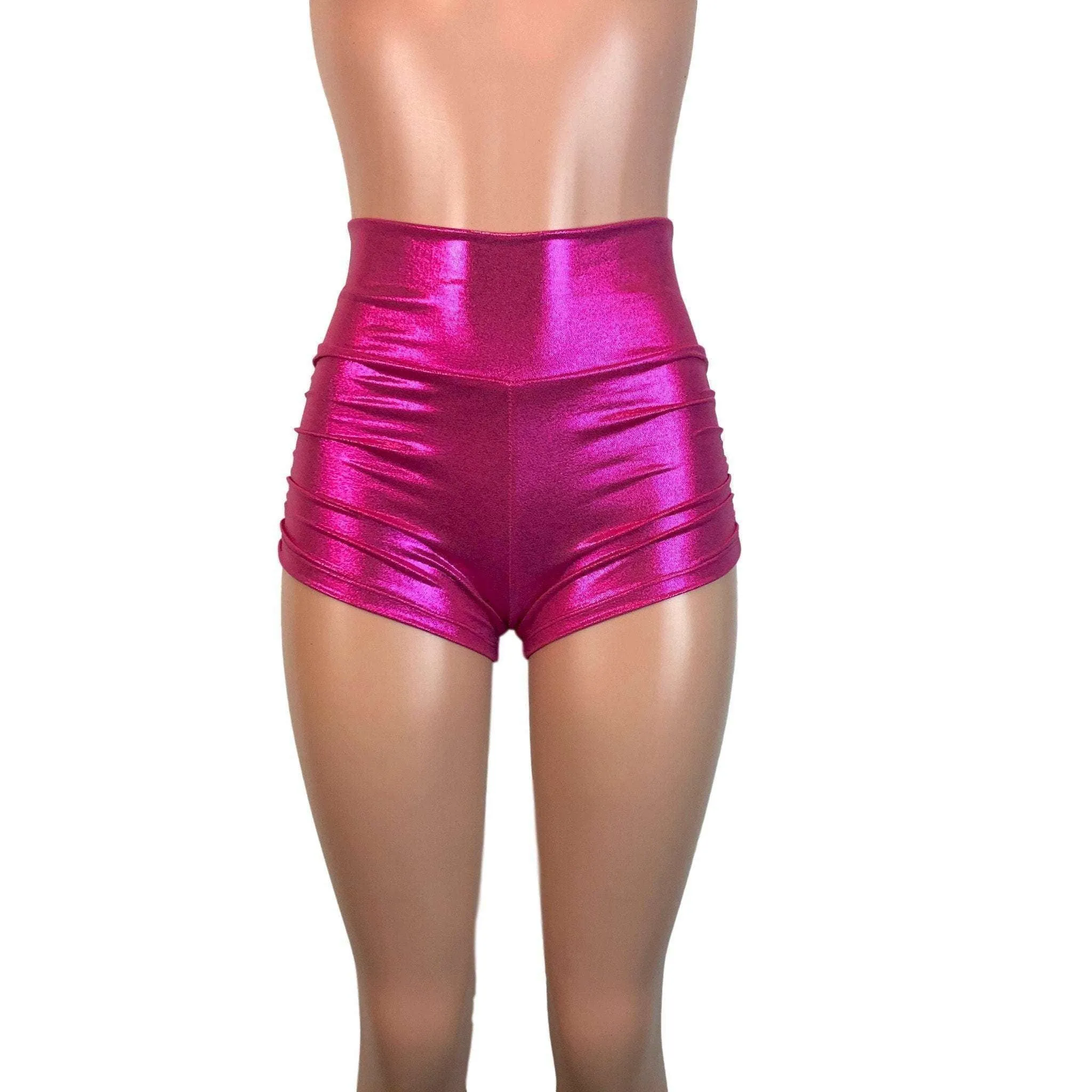 Ruched Booty Shorts - Pink Mystique Scrunch Shorts