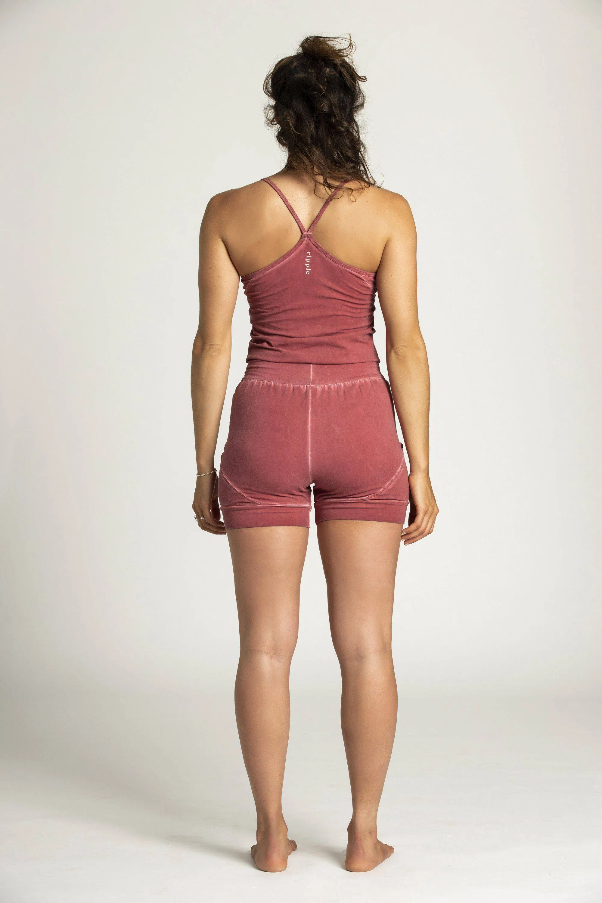 Stonewash Short Yoga Jumpsuit