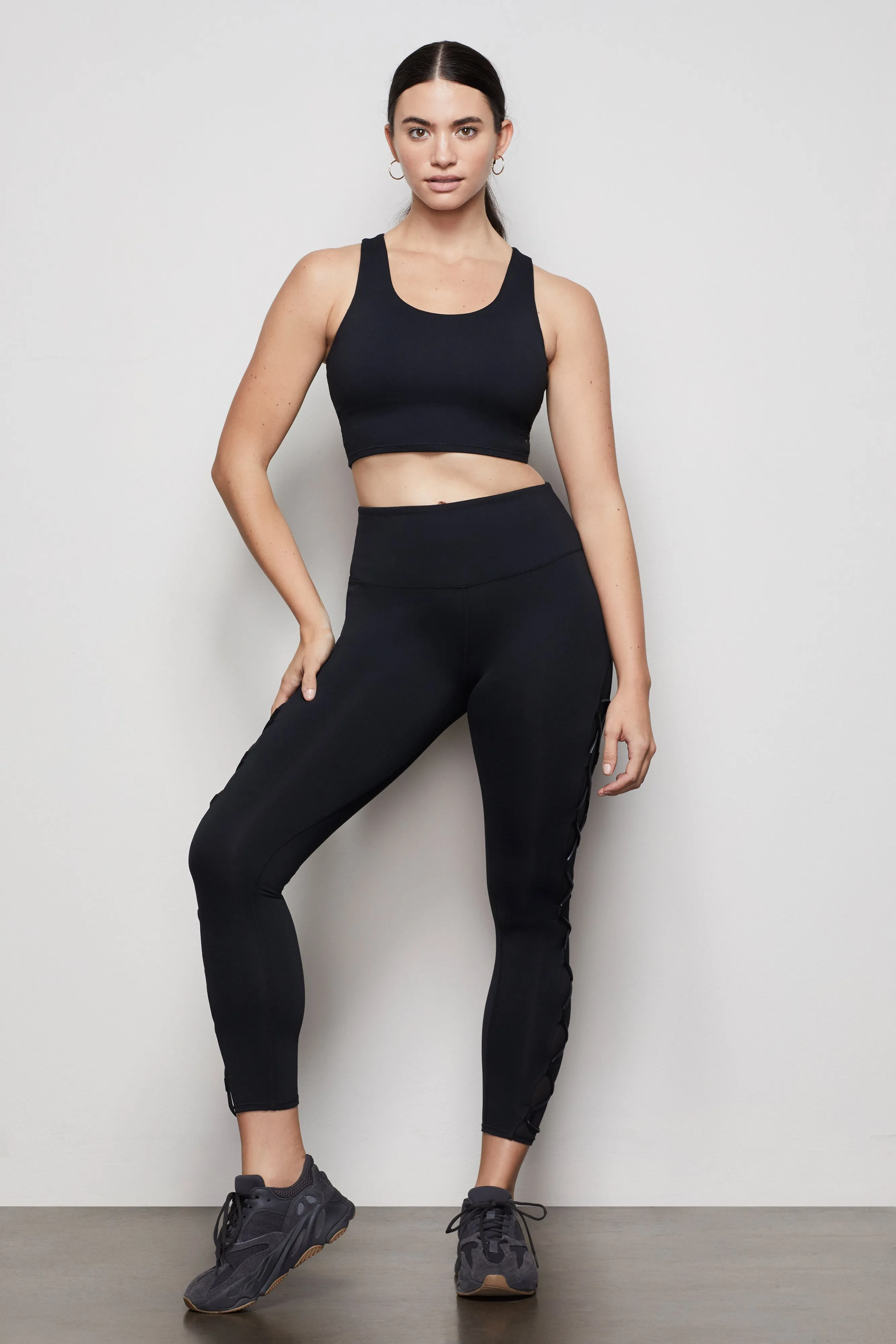 THE CRISS CROSS CROP TOP | BLACK001