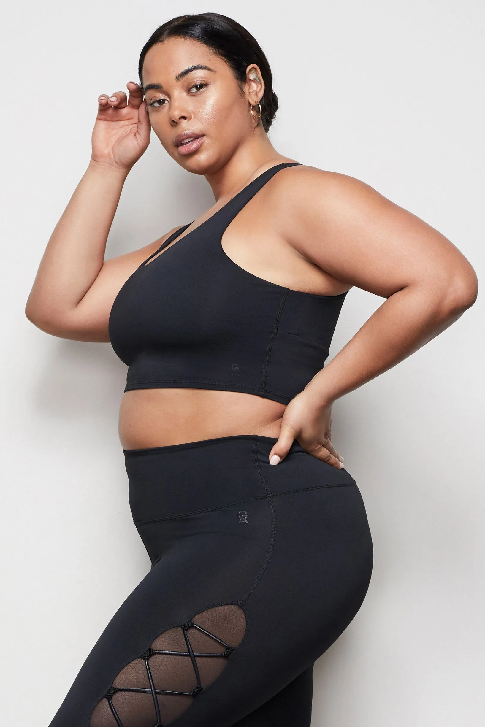 THE CRISS CROSS CROP TOP | BLACK001