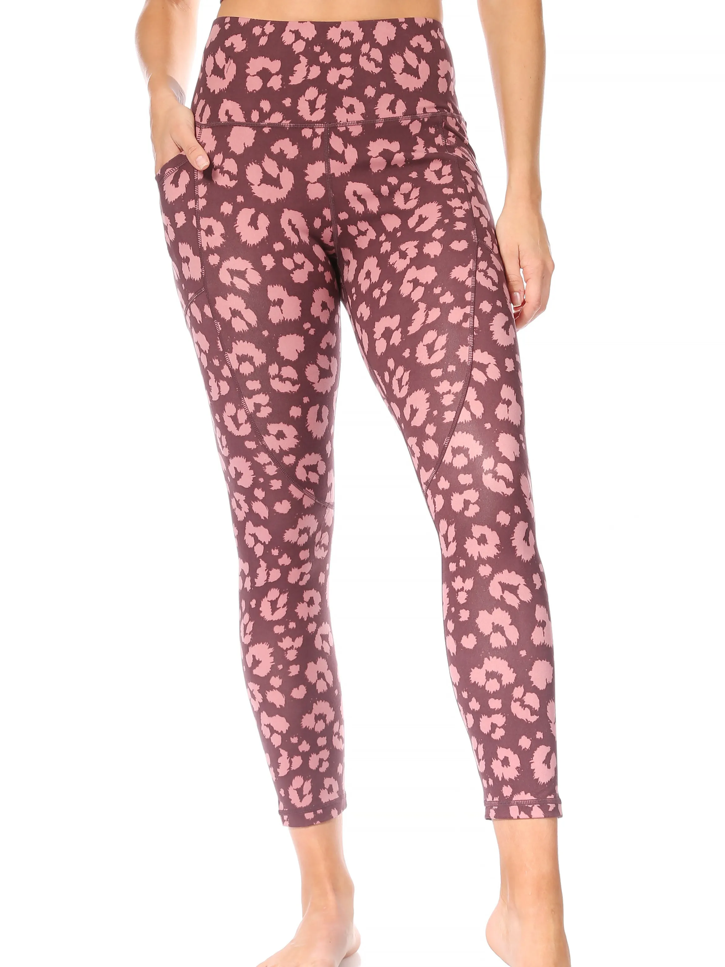 Women's "FIERCE" High-Waisted Performance Legging with Two Side Pockets