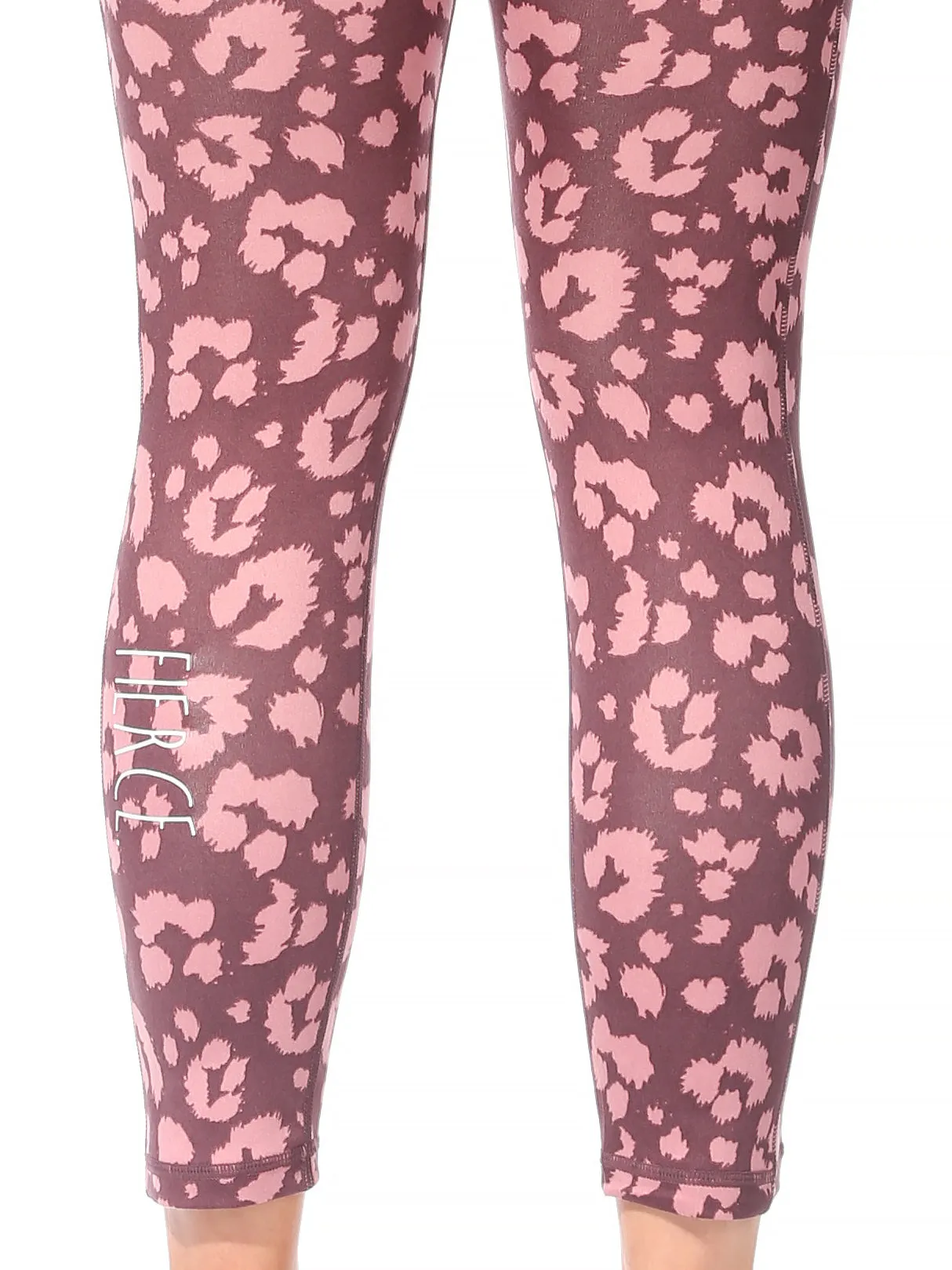 Women's "FIERCE" High-Waisted Performance Legging with Two Side Pockets